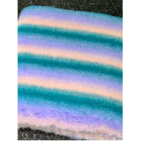 Vet/Dry Bed *Rubberback* Rainbow Teal