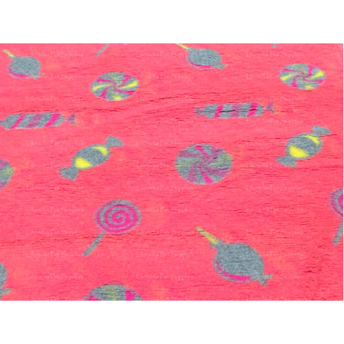 Vet/Dry Bed *Rubberback* Candyland Pink *** 50cm Long x 1.5m wide *** 