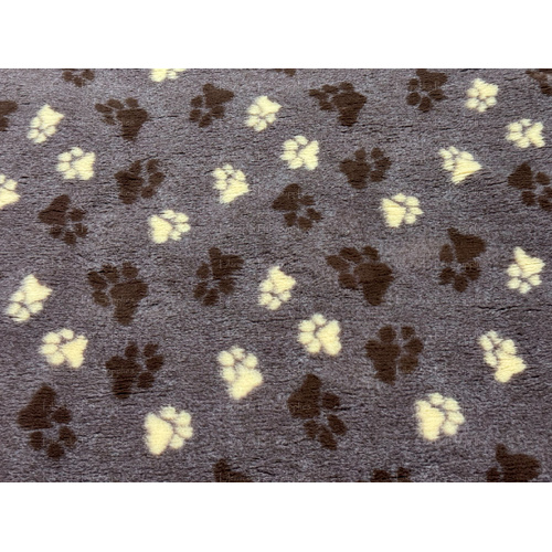 Vet/Dry Bed *Rubberback* Mink with Brown and White Paws *** 50cm Long x 1.5m wide *** 