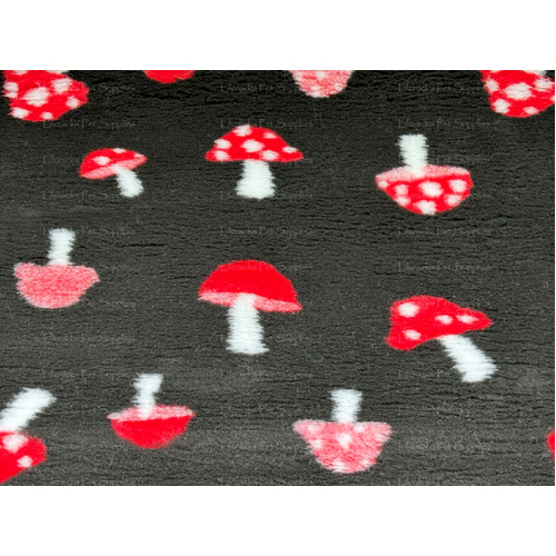 Vet/Dry Bed *Rubberback* Mushrooms *** 50cm Long x 1.5m wide *** 